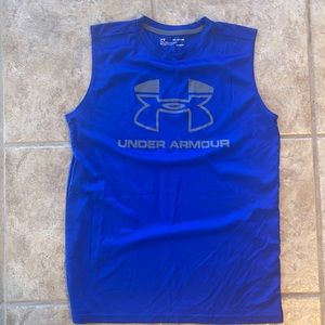 Youth Under Armour sleeveless shirt